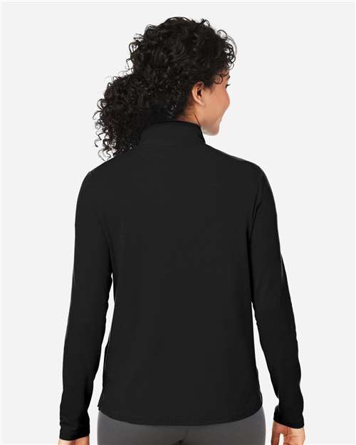 Devon & Jones Women's Raleigh Stretch Quarter-Zip Pullover - DG425W Black