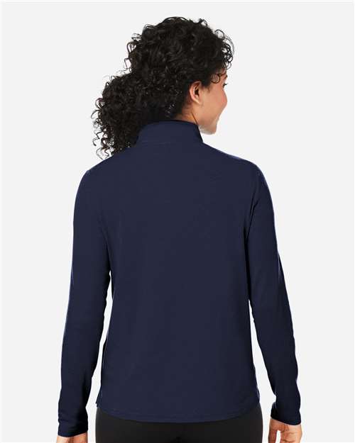 Devon & Jones Women's Raleigh Stretch Quarter-Zip Pullover - DG425W Navy