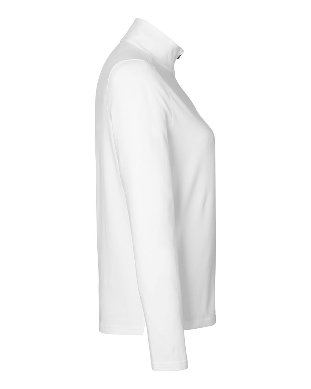 Devon & Jones Women's Raleigh Stretch Quarter-Zip Pullover - DG425W White