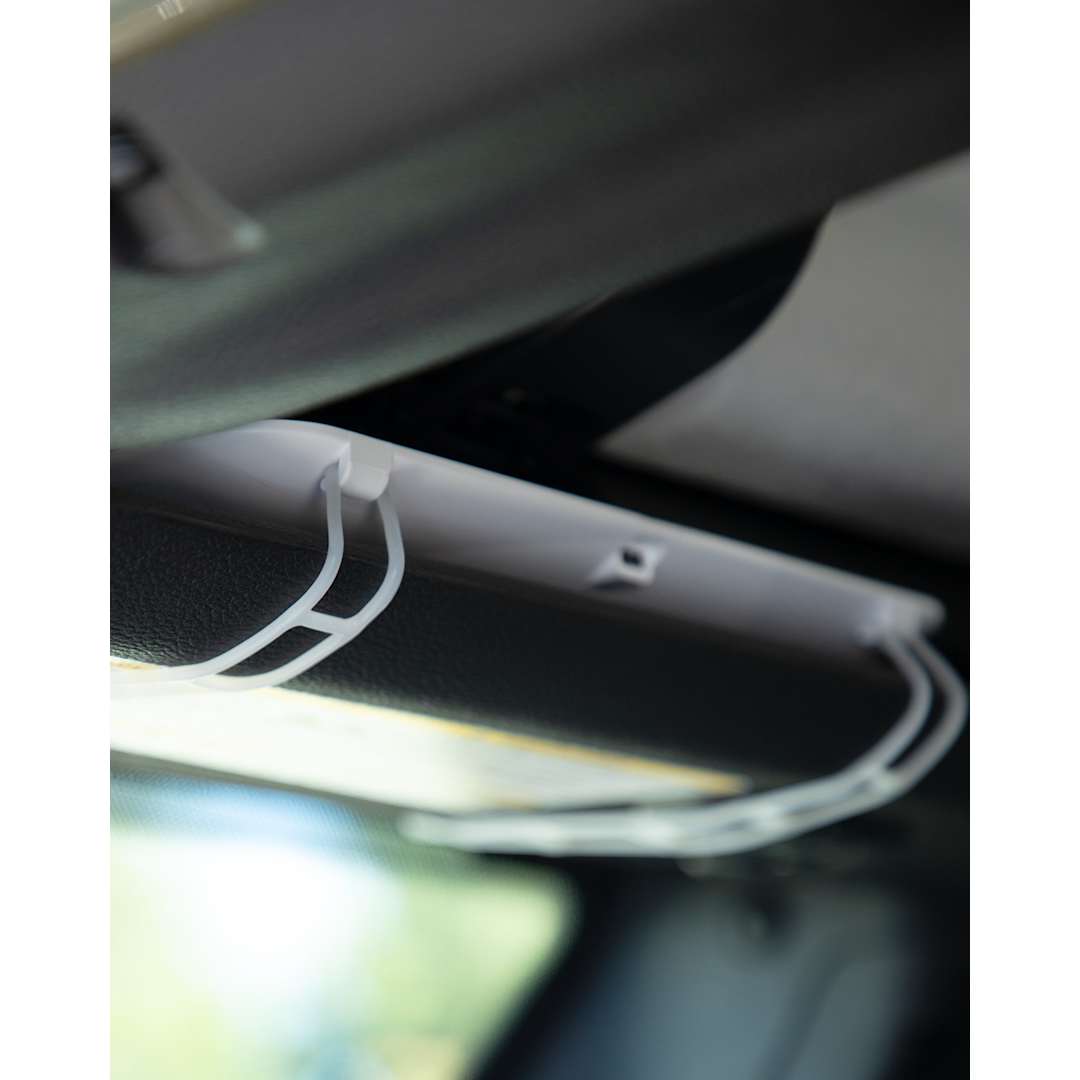 Car Visor Lighted Mirror - SM-9565 White