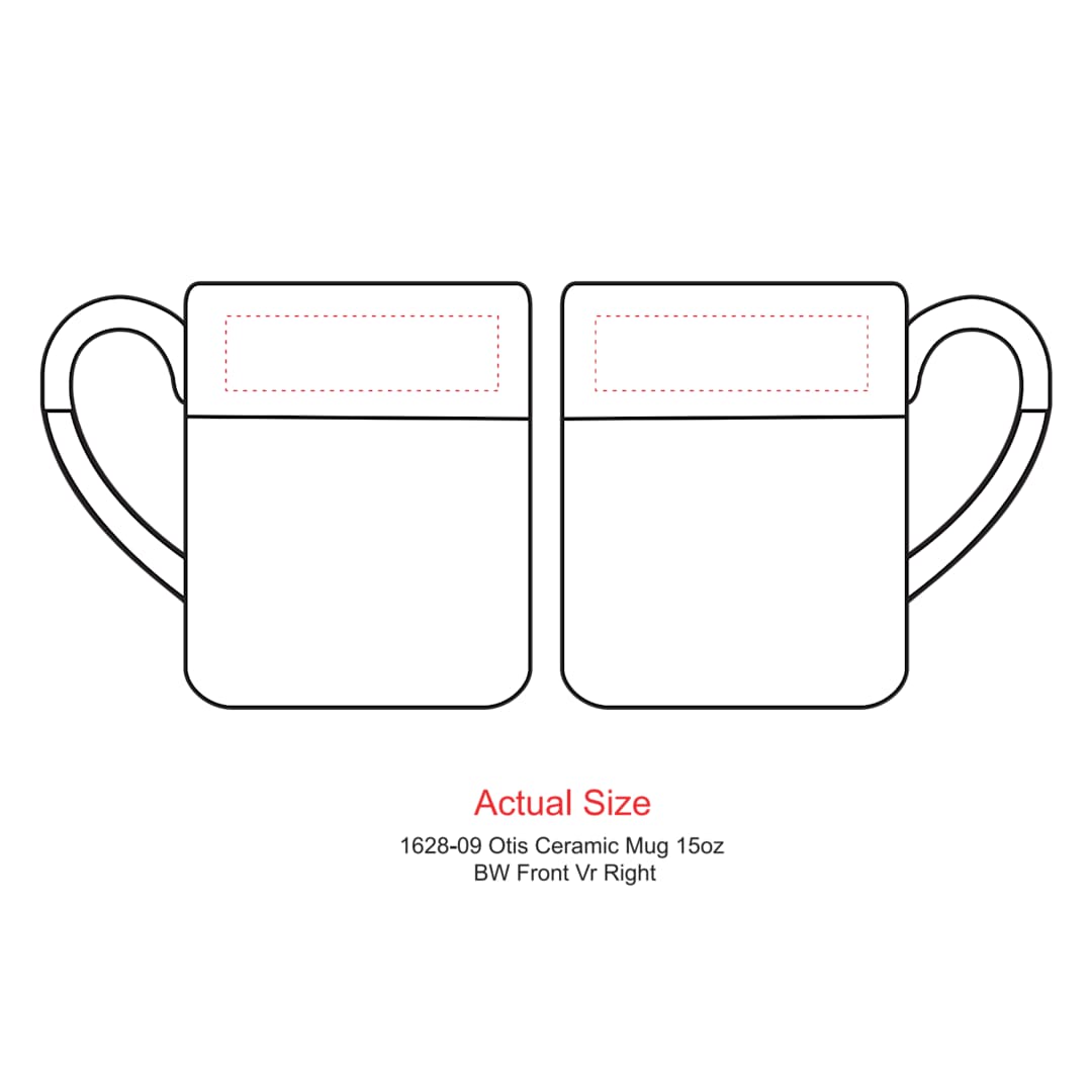 Otis Ceramic Mug 15oz - 1628-09 Blue