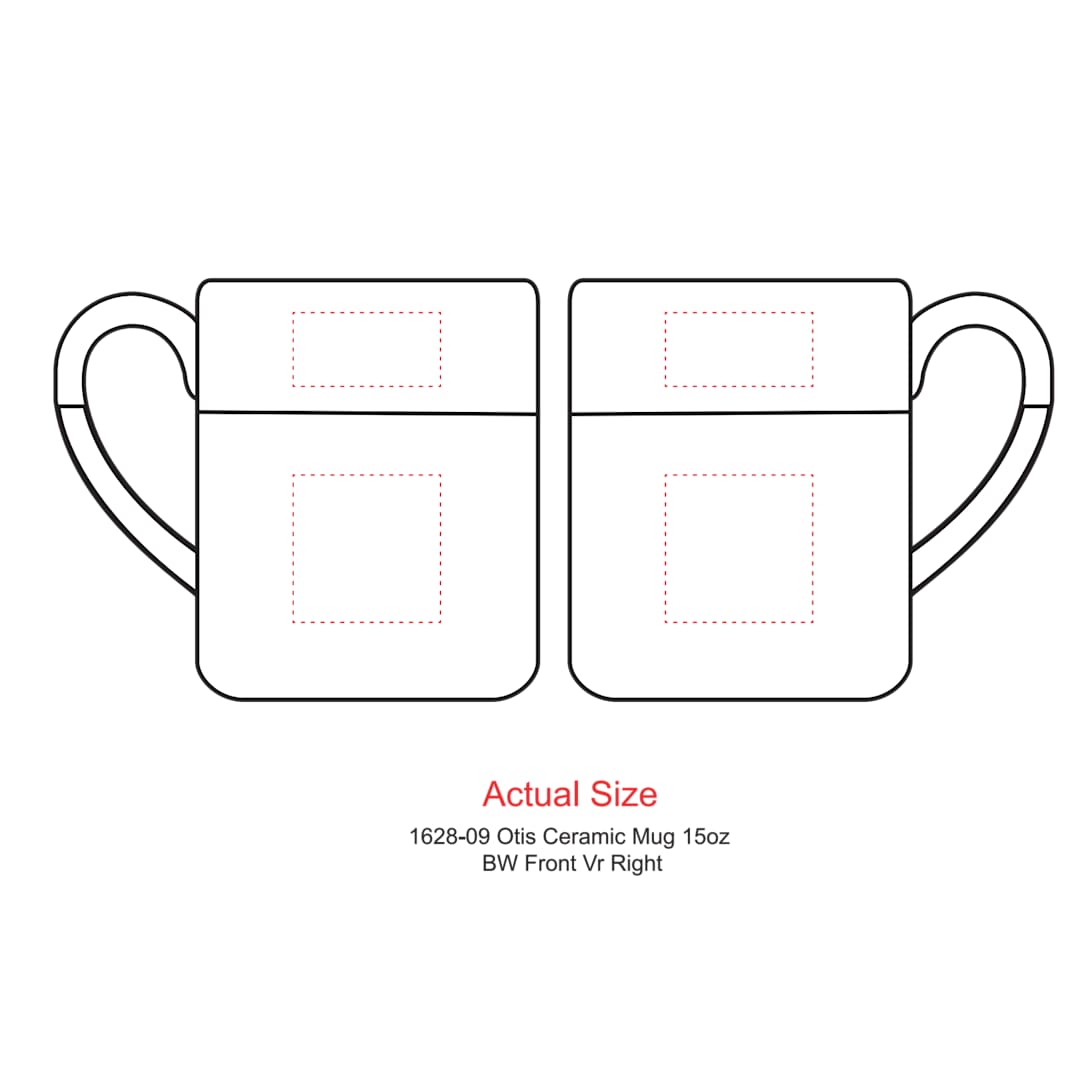 Otis Ceramic Mug 15oz - 1628-09 Blue