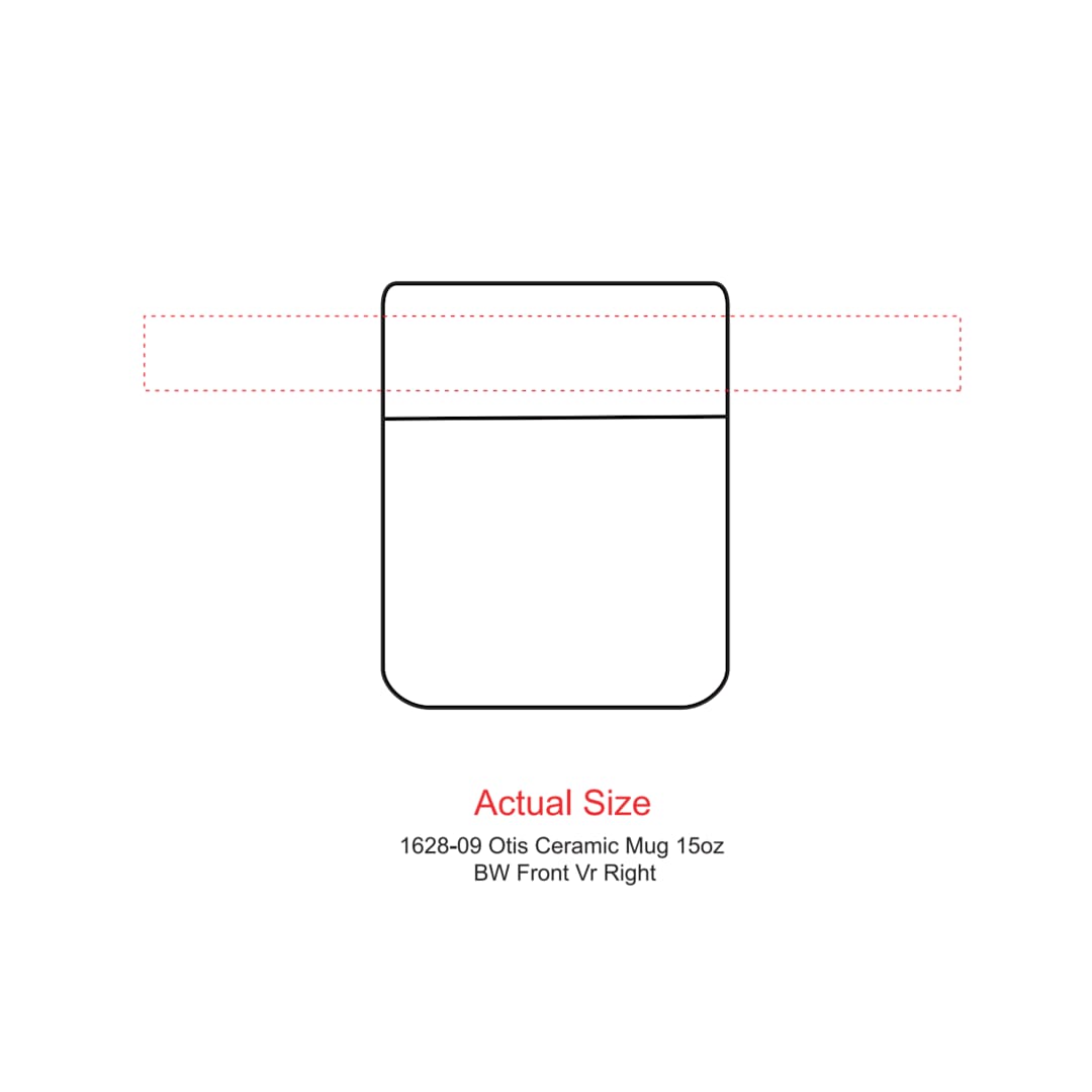 Otis Ceramic Mug 15oz - 1628-09 Blue