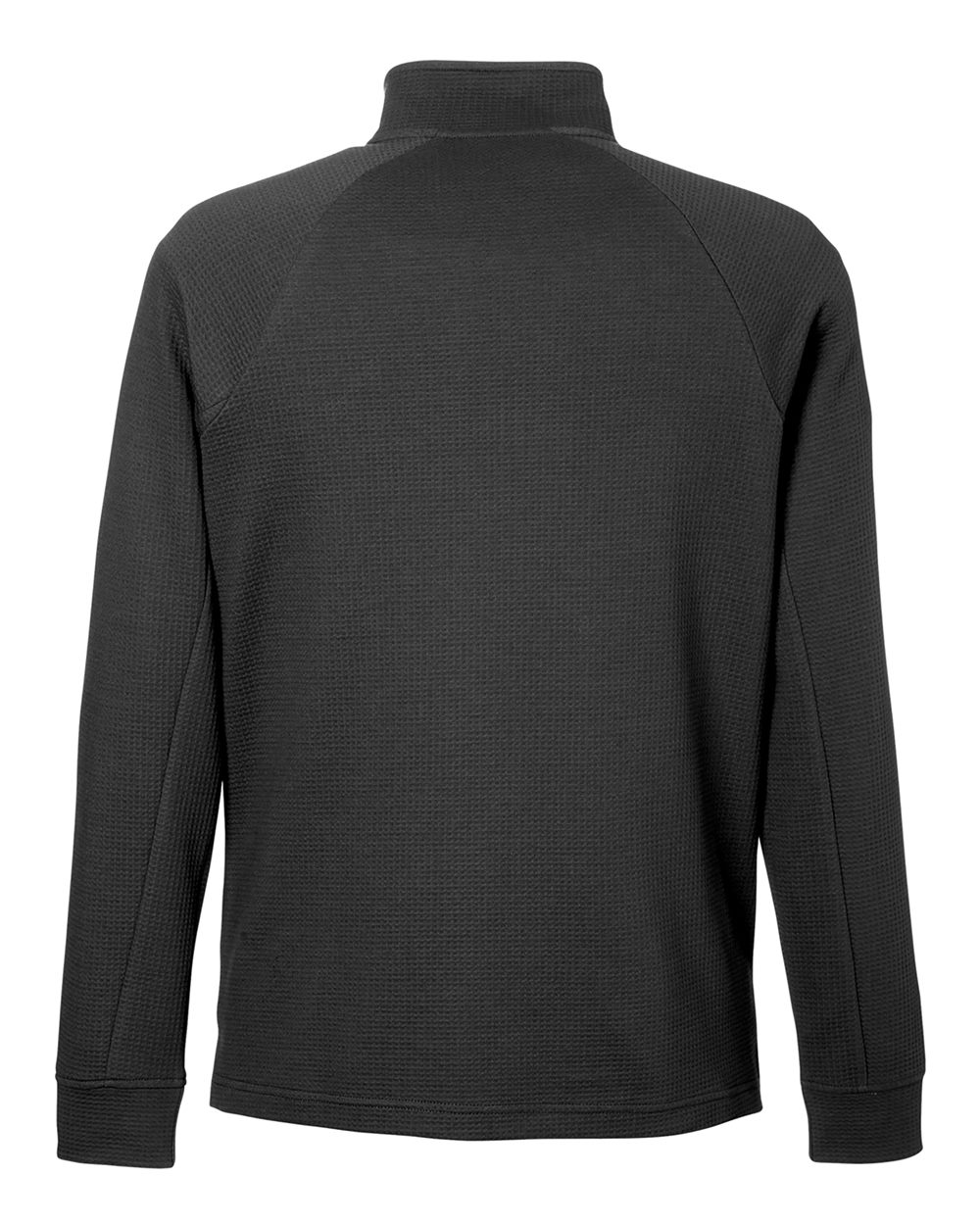 North End Men's Rhythm Waffle Quarter-Zip Pullover - NE200 Black