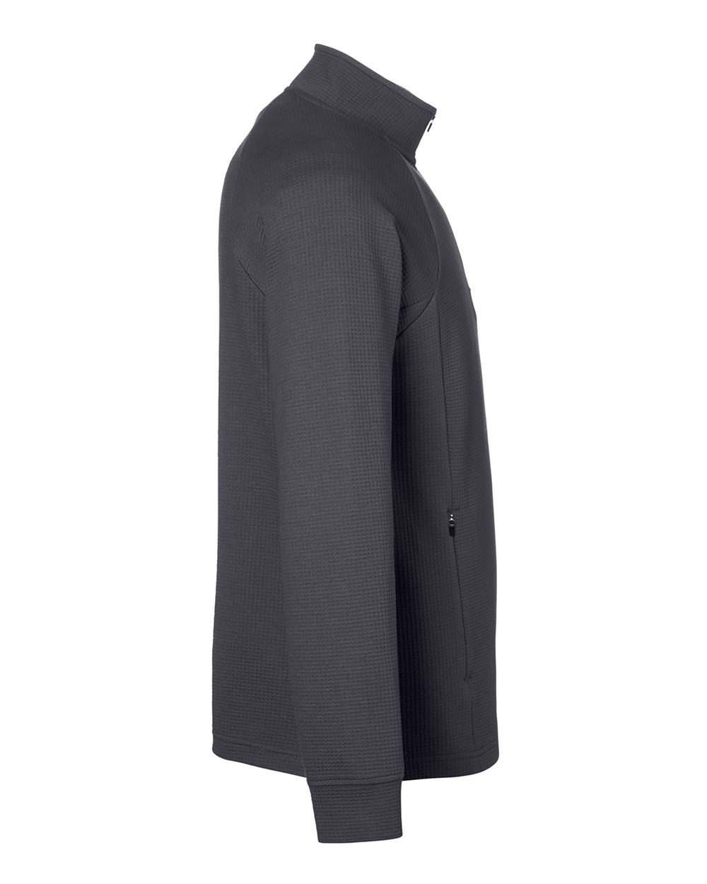 North End Men's Rhythm Waffle Quarter-Zip Pullover - NE200 Carbon