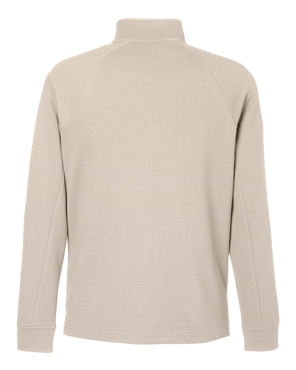 North End Men's Rhythm Waffle Quarter-Zip Pullover - NE200 Oatmeal