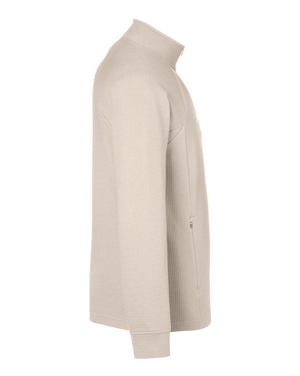 North End Men's Rhythm Waffle Quarter-Zip Pullover - NE200 Oatmeal