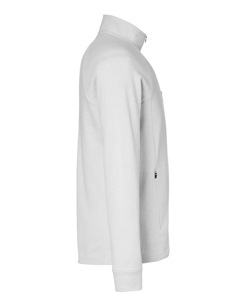 North End Men's Rhythm Waffle Quarter-Zip Pullover - NE200 Platinum