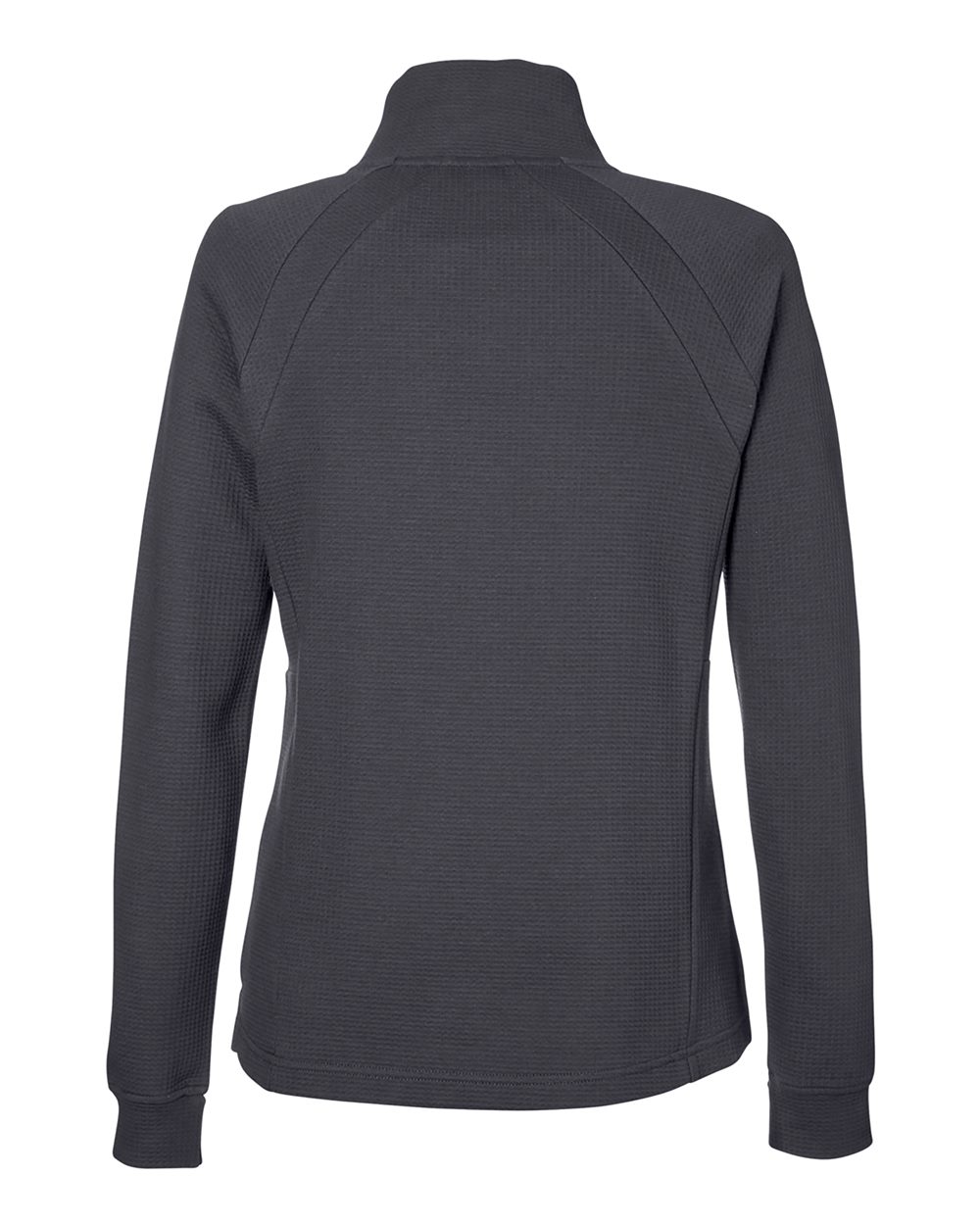 North End Women's Rhythm Waffle Cross-Neck Pullover - NE200W Carbon