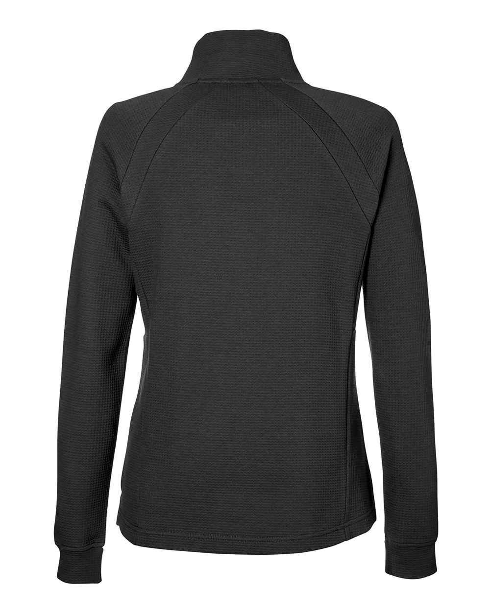 North End Women's Rhythm Waffle Cross-Neck Pullover - NE200W Black