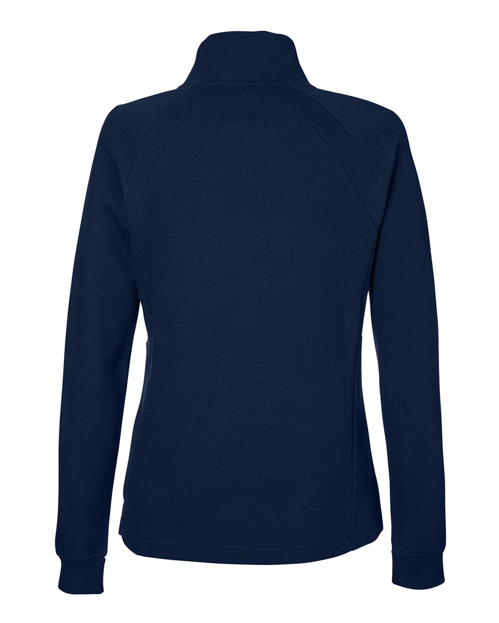 North End Women's Rhythm Waffle Cross-Neck Pullover - NE200W Classic Navy