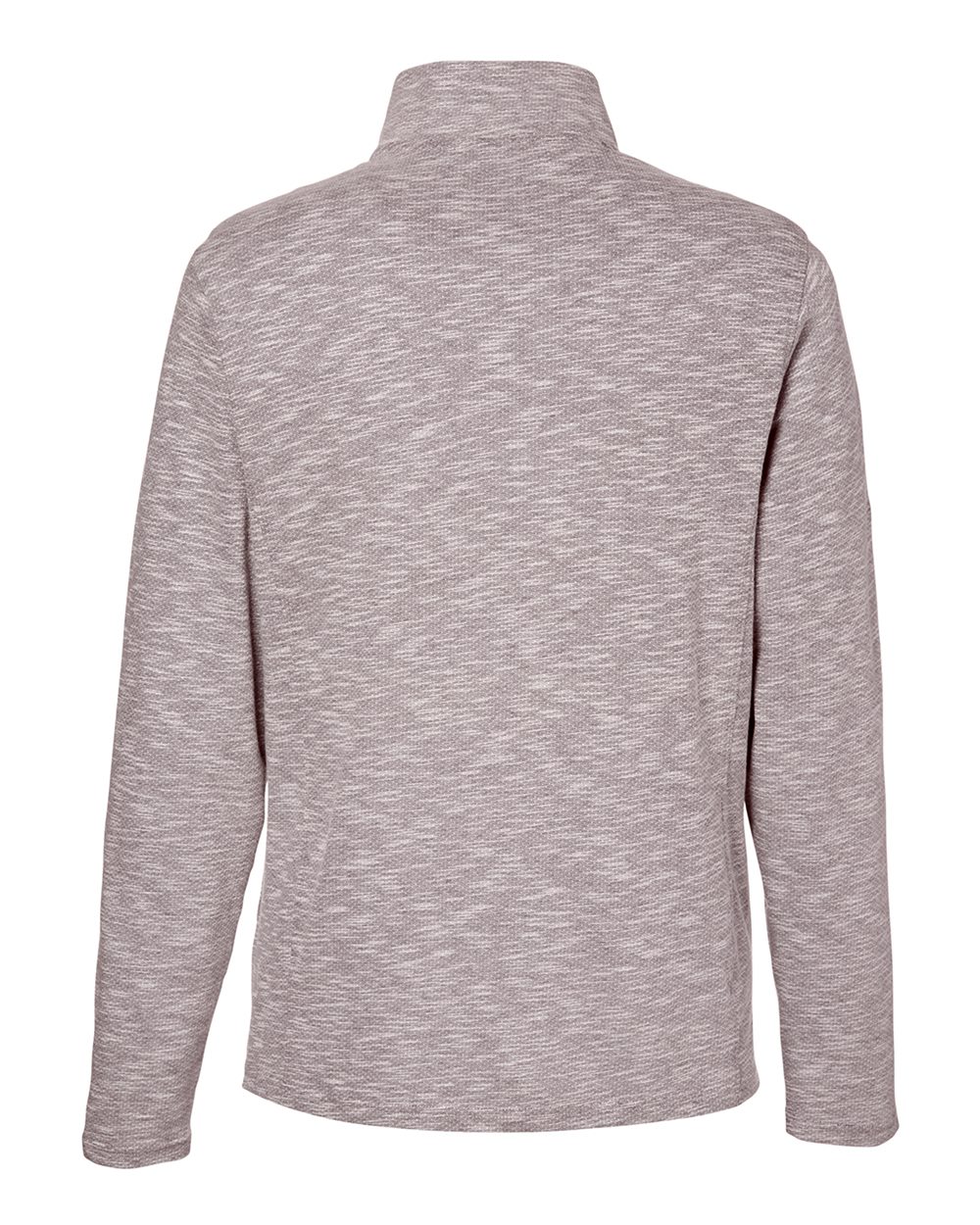North End Men's Eclipse Jacquard Quarter-Zip Pullover - NE415 Burgundy Heather