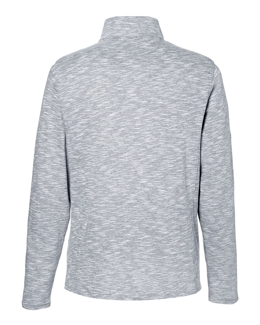North End Men's Eclipse Jacquard Quarter-Zip Pullover - NE415 Black Heather