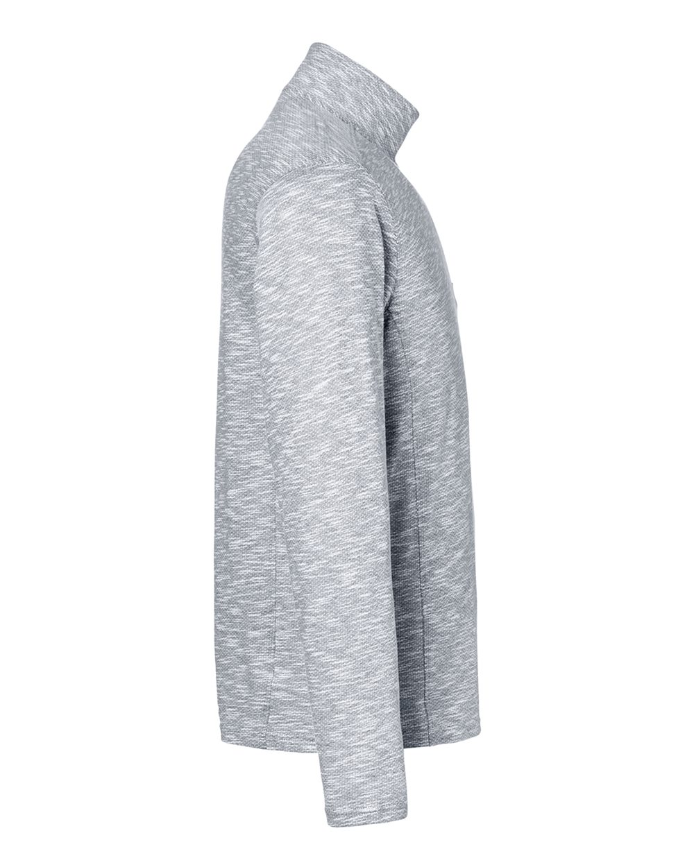 North End Men's Eclipse Jacquard Quarter-Zip Pullover - NE415 Black Heather