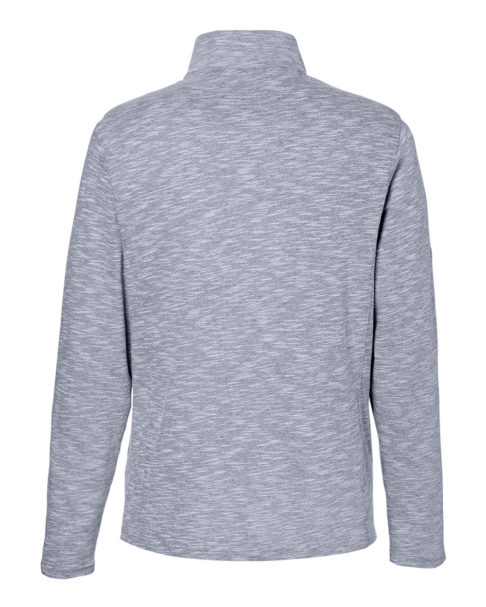 North End Men's Eclipse Jacquard Quarter-Zip Pullover - NE415 Classic Navy Heather
