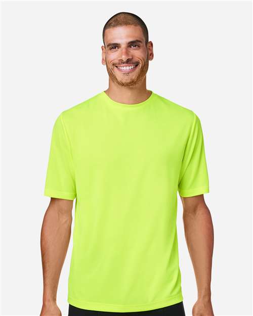 Team 365 Men's Zone Performance Mesh T-Shirt - TT15 Safety Yellow