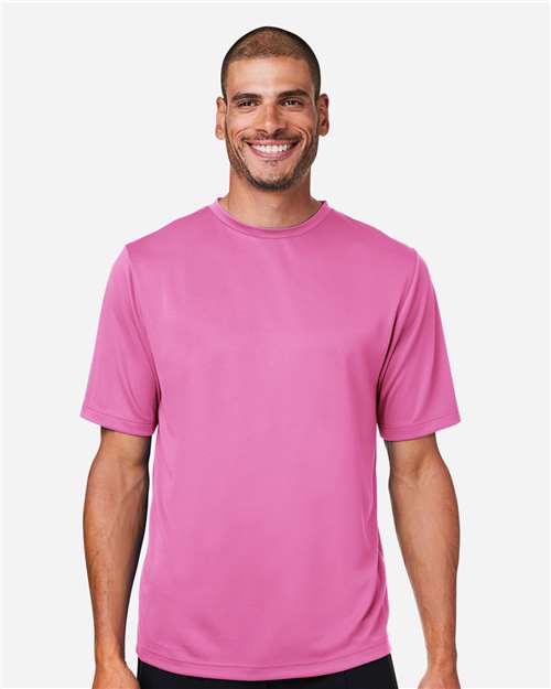 Team 365 Men's Zone Performance Mesh T-Shirt - TT15 Sport Charity Pink