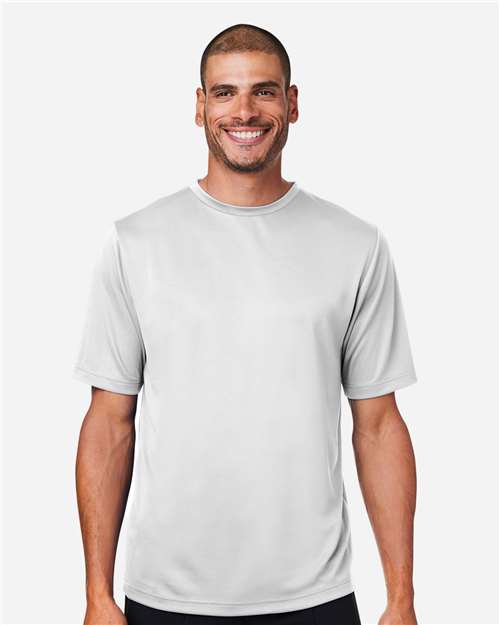 Team 365 Men's Zone Performance Mesh T-Shirt - TT15 Sport Silver