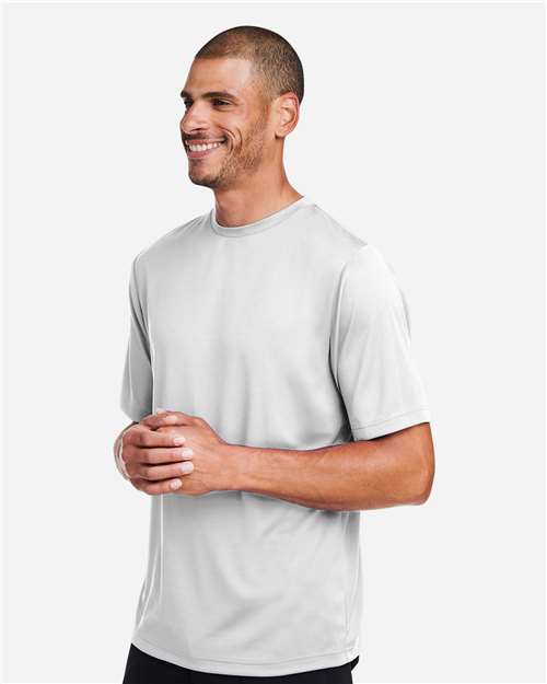 Team 365 Men's Zone Performance Mesh T-Shirt - TT15 Sport Silver