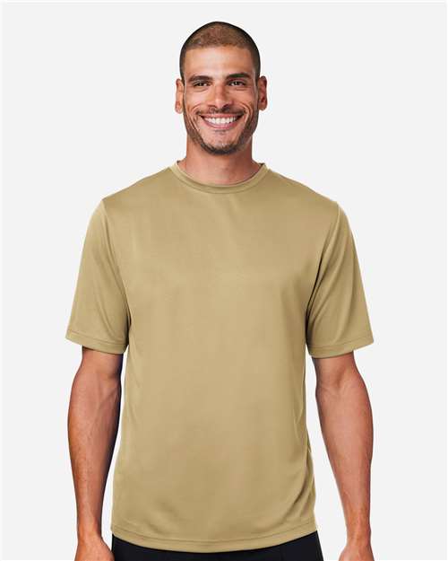 Team 365 Men's Zone Performance Mesh T-Shirt - TT15 Sport Vegas Gold