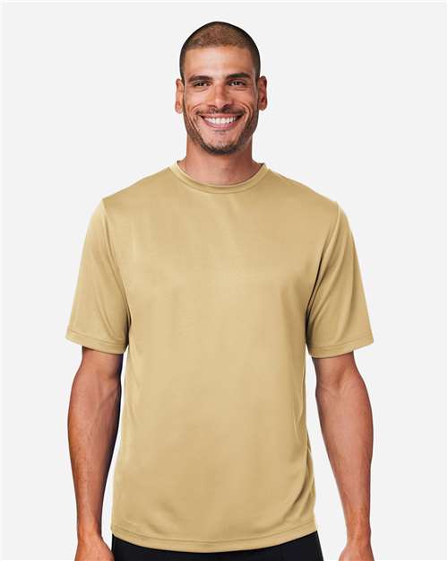 Team 365 Men's Zone Performance Mesh T-Shirt - TT15 Sport Vegas Gold