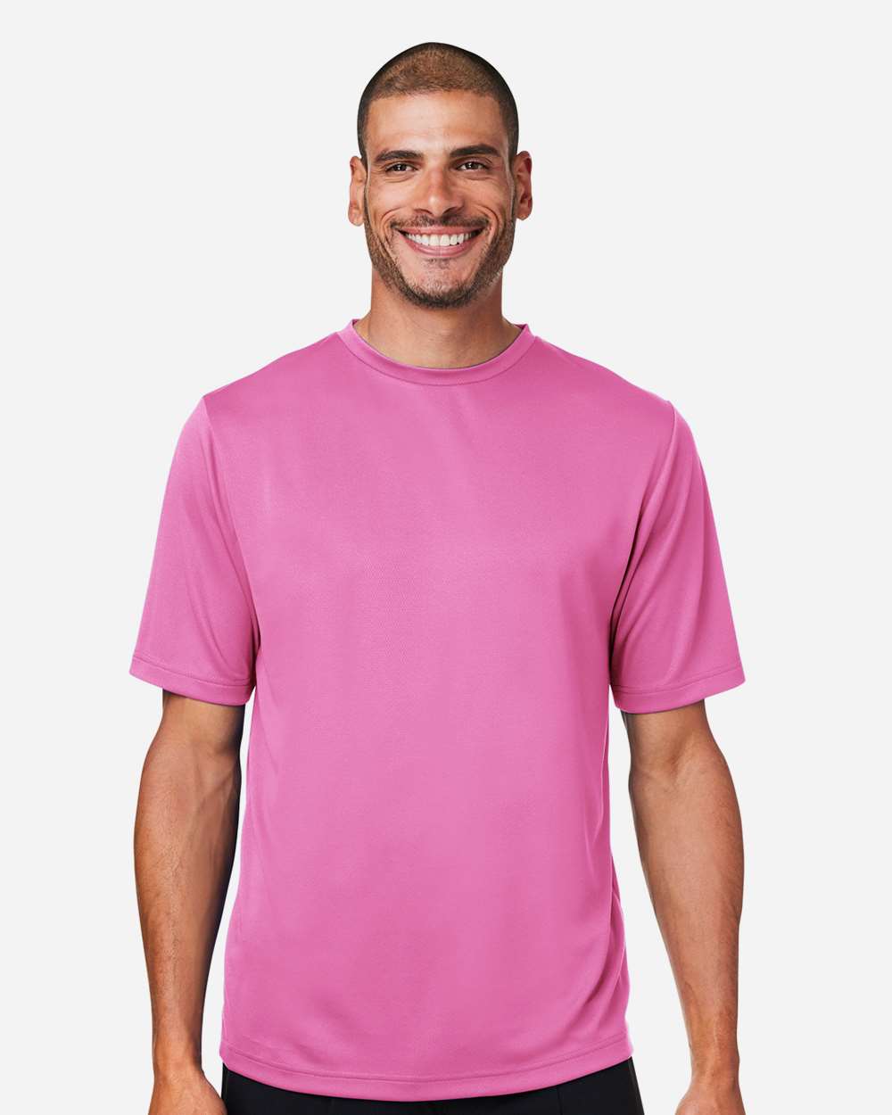 Team 365 Men's Zone Performance Mesh T-Shirt - TT15 Sport Charity Pink