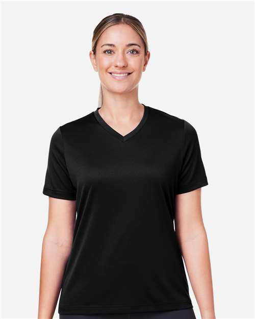 Team 365 Women's Zone Performance Mesh T-Shirt - TT15W Black
