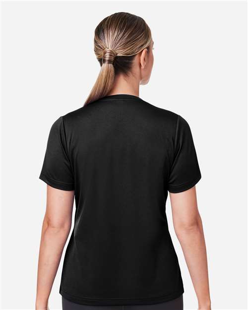 Team 365 Women's Zone Performance Mesh T-Shirt - TT15W Black