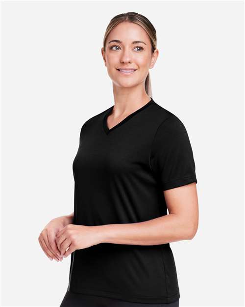 Team 365 Women's Zone Performance Mesh T-Shirt - TT15W Black