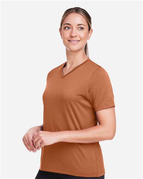 Team 365 Women's Zone Performance Mesh T-Shirt - TT15W Sport Burnt Orange