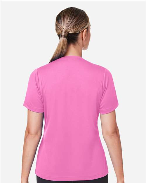 Team 365 Women's Zone Performance Mesh T-Shirt - TT15W Sport Charity Pink