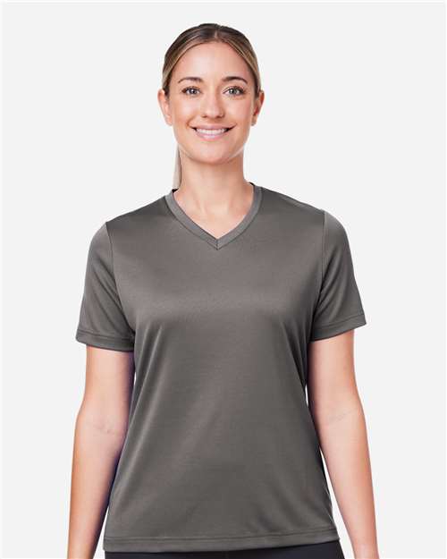 Team 365 Women's Zone Performance Mesh T-Shirt - TT15W Sport Graphite