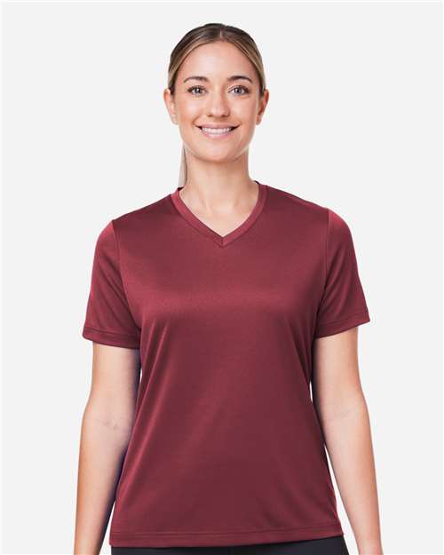 Team 365 Women's Zone Performance Mesh T-Shirt - TT15W Sport Maroon