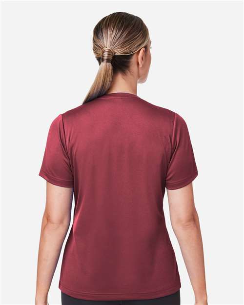 Team 365 Women's Zone Performance Mesh T-Shirt - TT15W Sport Maroon