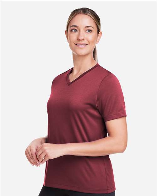 Team 365 Women's Zone Performance Mesh T-Shirt - TT15W Sport Maroon