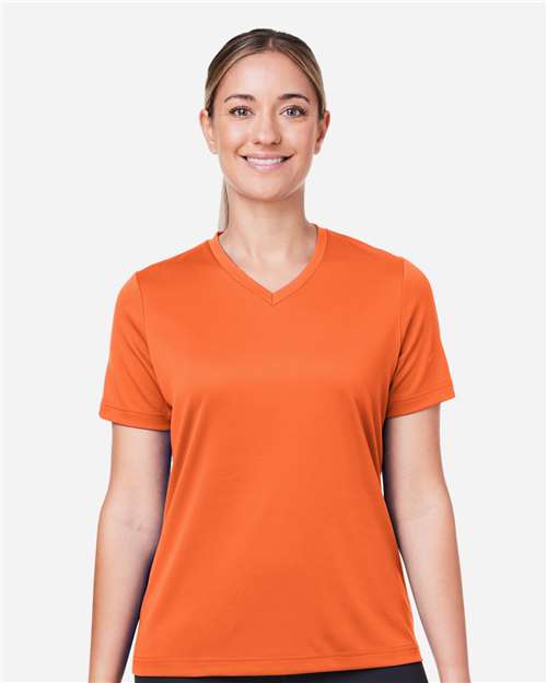 Team 365 Women's Zone Performance Mesh T-Shirt - TT15W Sport Orange