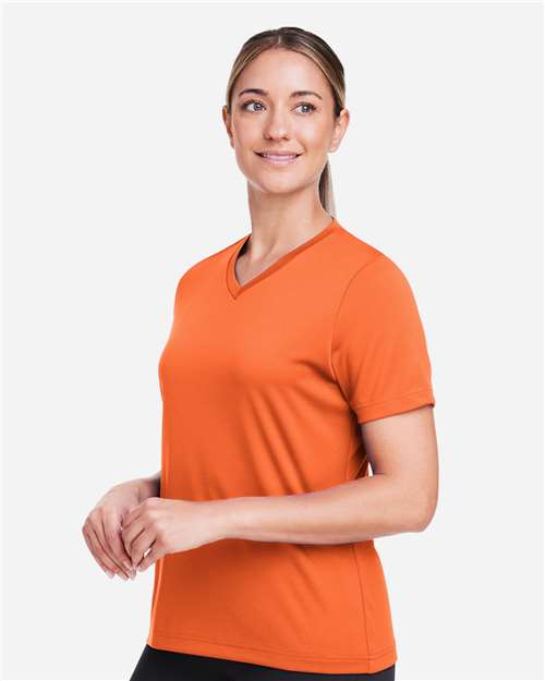 Team 365 Women's Zone Performance Mesh T-Shirt - TT15W Sport Orange