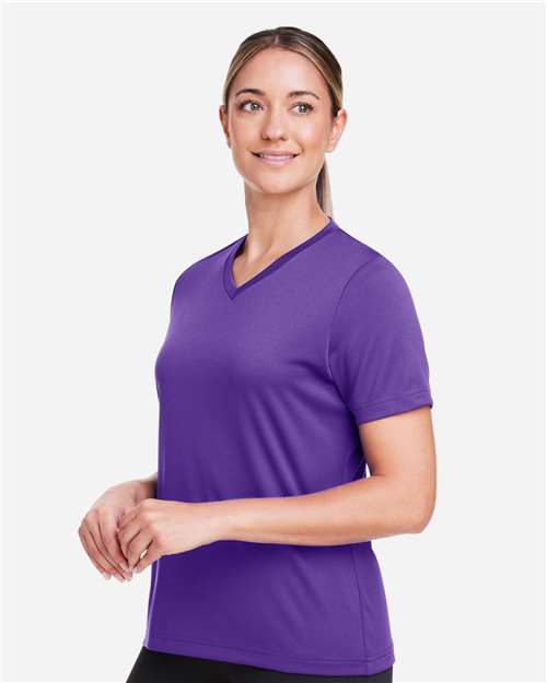 Team 365 Women's Zone Performance Mesh T-Shirt - TT15W Sport Purple