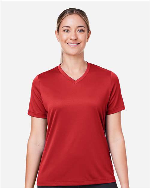Team 365 Women's Zone Performance Mesh T-Shirt - TT15W Sport Scarlet Red