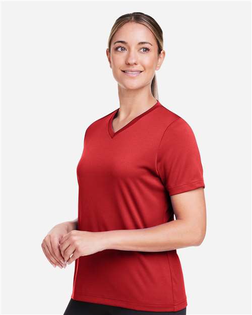 Team 365 Women's Zone Performance Mesh T-Shirt - TT15W Sport Scarlet Red