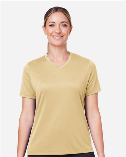 Team 365 Women's Zone Performance Mesh T-Shirt - TT15W Sport Vegas Gold