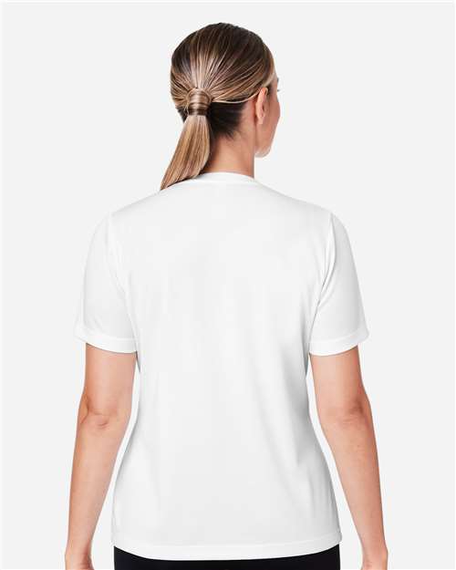 Team 365 Women's Zone Performance Mesh T-Shirt - TT15W White