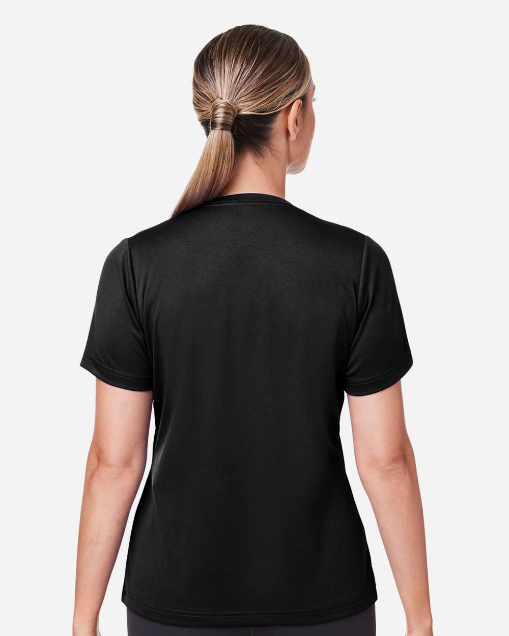 Team 365 Women's Zone Performance Mesh T-Shirt - TT15W Black