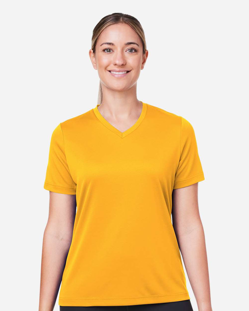 Team 365 Women's Zone Performance Mesh T-Shirt - TT15W Sport Athletic Gold