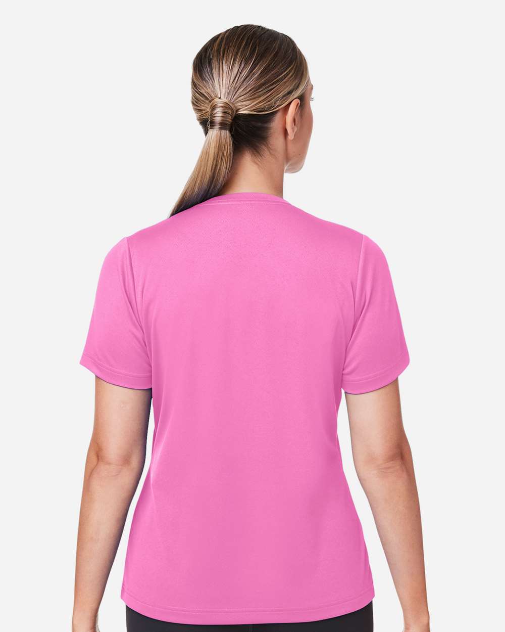 Team 365 Women's Zone Performance Mesh T-Shirt - TT15W Sport Charity Pink