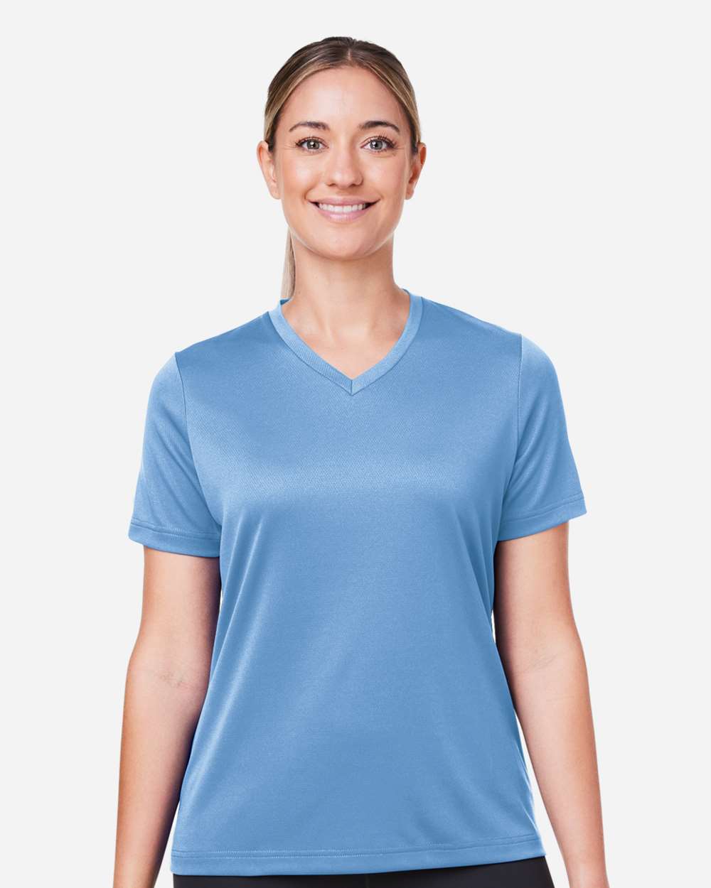 Team 365 Women's Zone Performance Mesh T-Shirt - TT15W Sport Light Blue