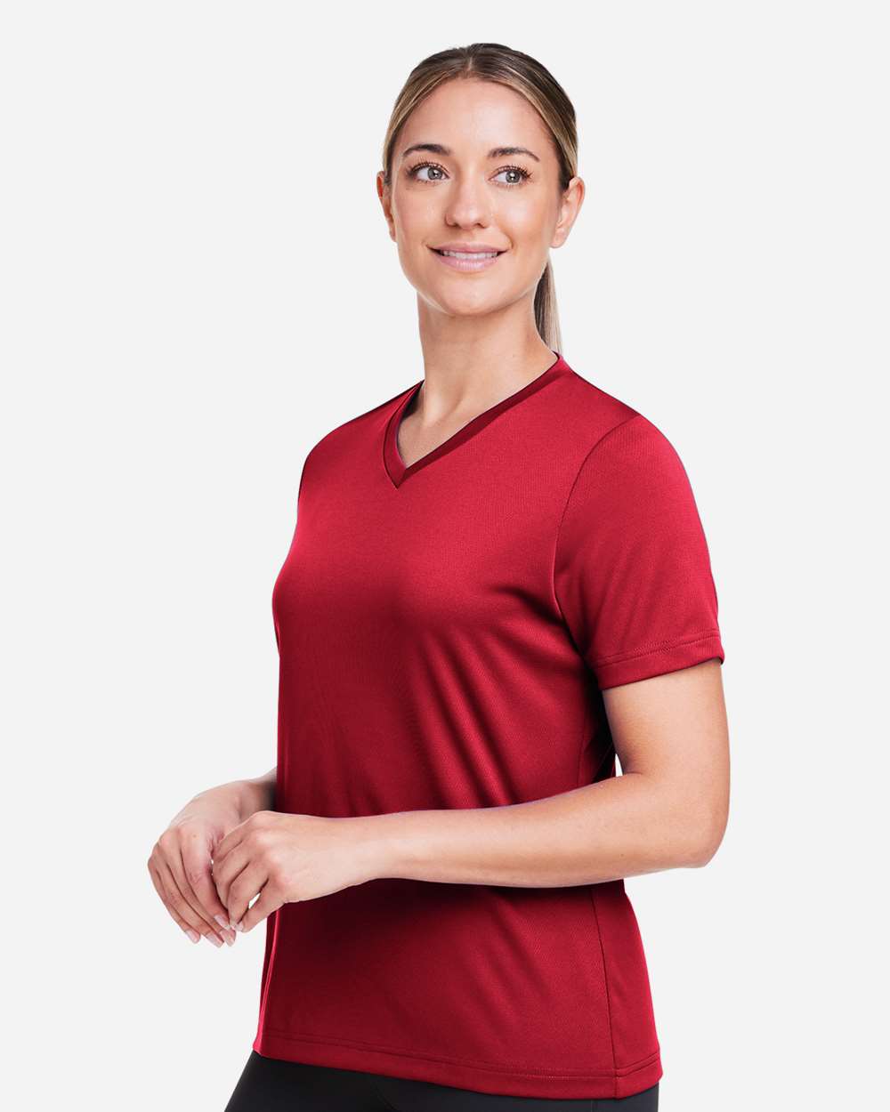 Team 365 Women's Zone Performance Mesh T-Shirt - TT15W Sport Red