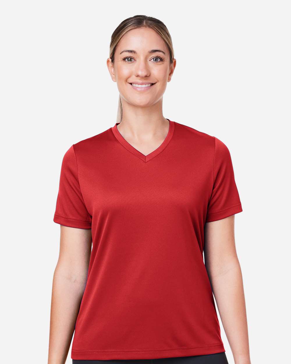 Team 365 Women's Zone Performance Mesh T-Shirt - TT15W Sport Scarlet Red