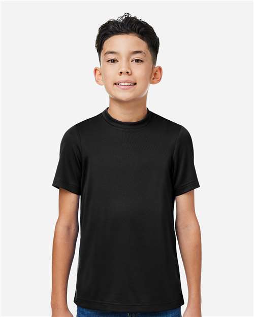 Team 365 Youth Zone Performance Mesh T-Shirt - TT15Y Black