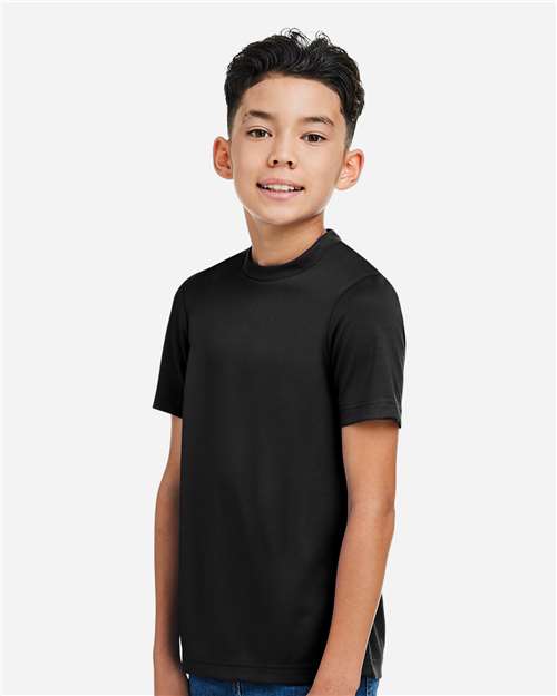 Team 365 Youth Zone Performance Mesh T-Shirt - TT15Y Black